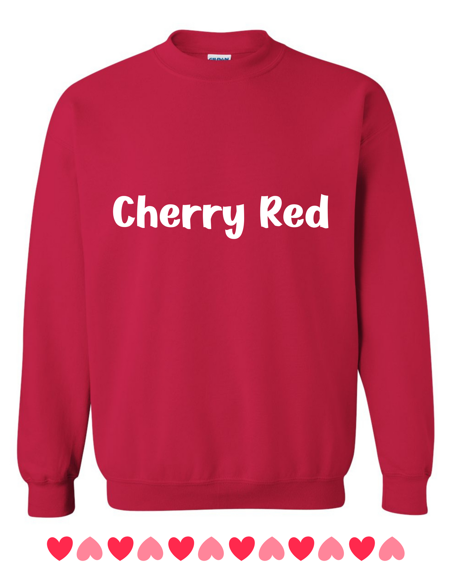 Cherry Red Crewneck
