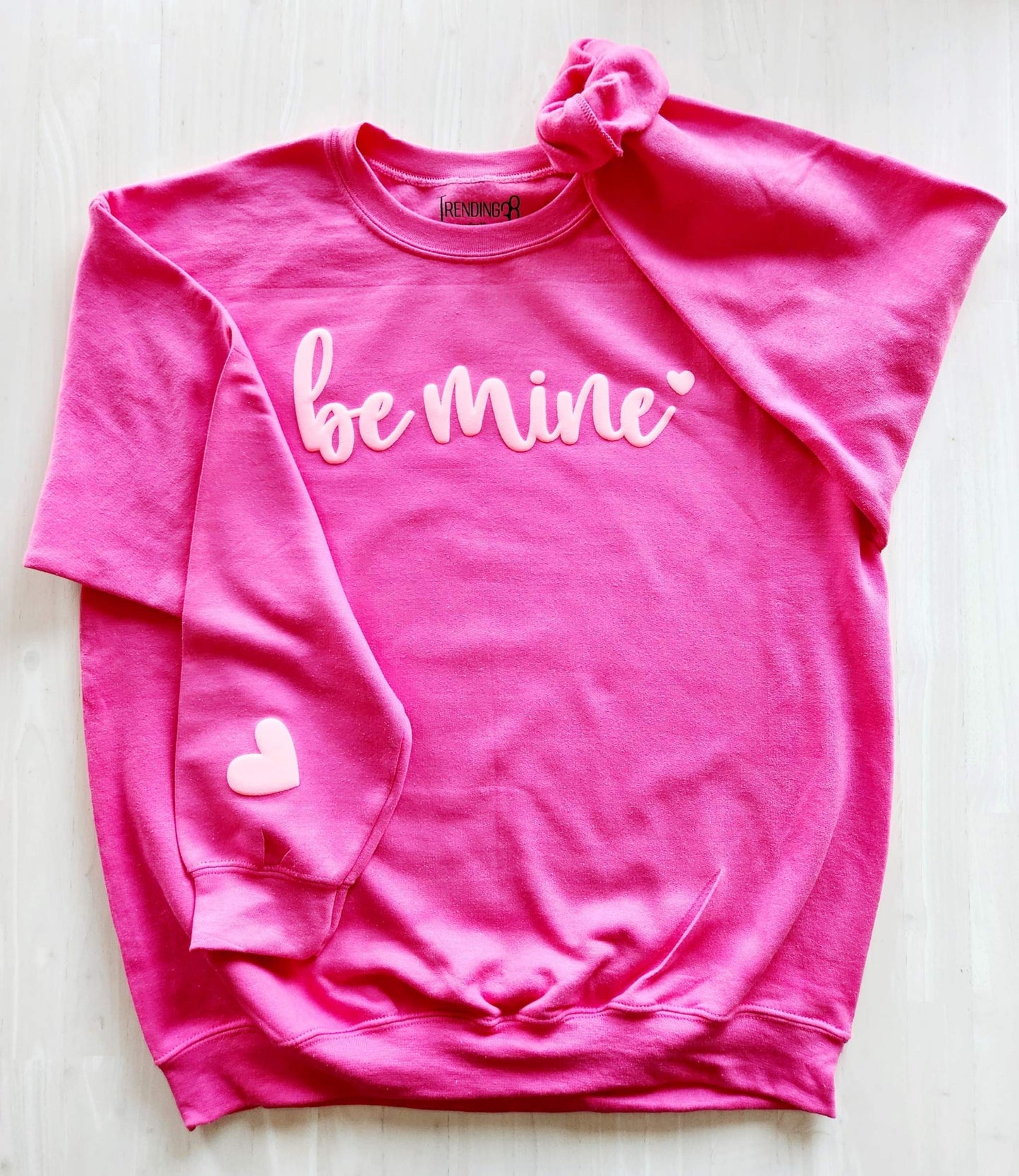 BE MINE PUFF Dark Pink Sweatshirt