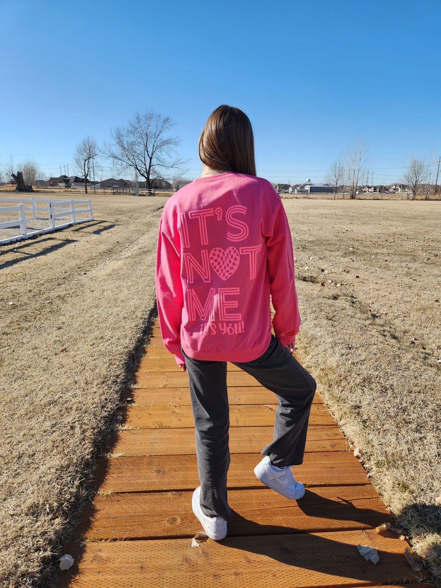 It's NOT me its YOU PUFF Pink Lemonade Sweatshirt