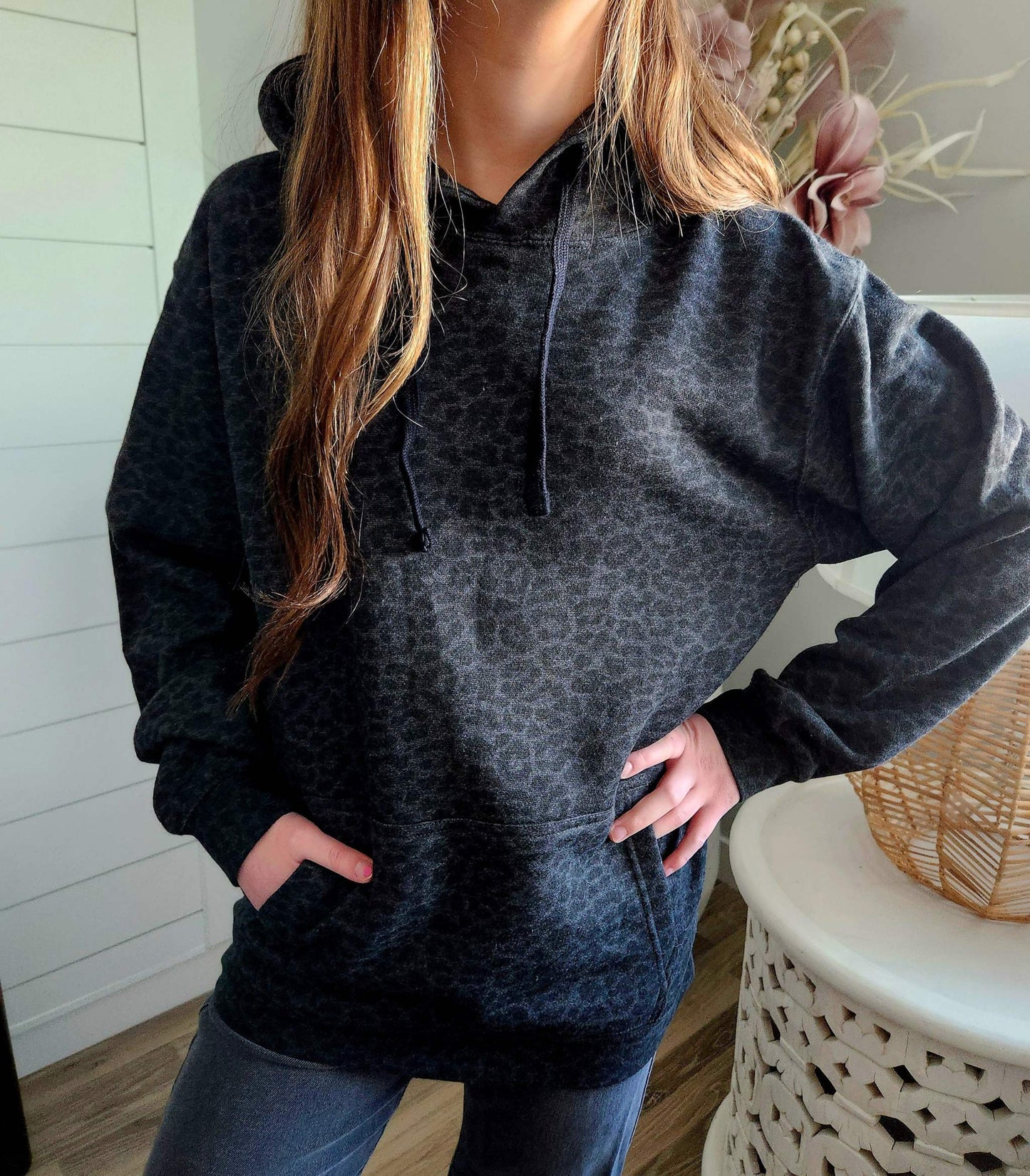 Cream Double Smiley Face Hoodie - Modern & Eco-Friendly Design
