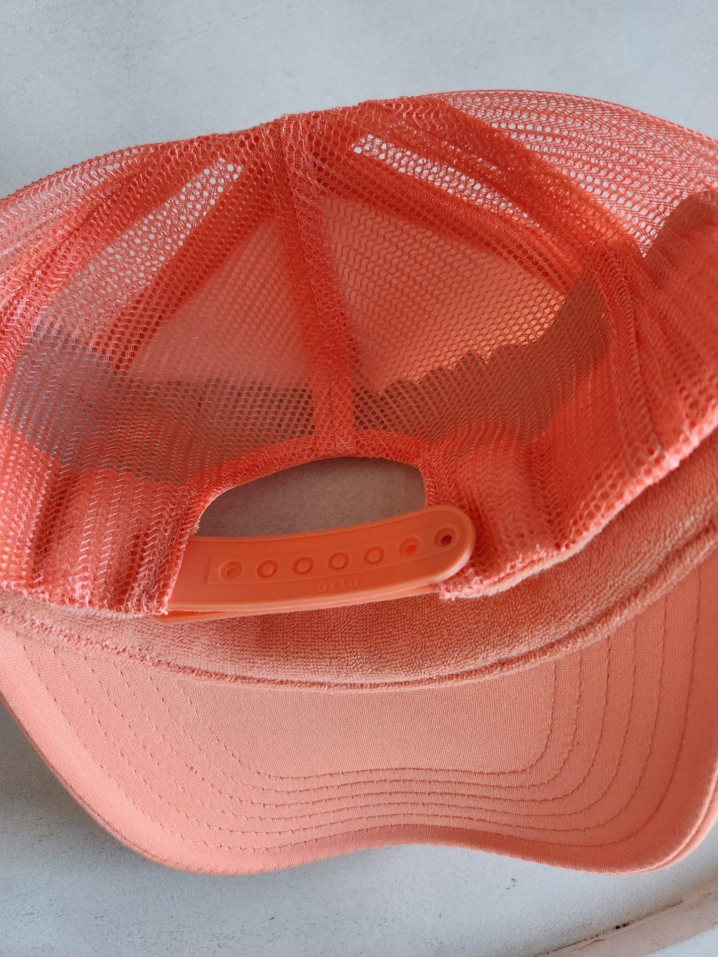 Wave'n Heart Coral Trucker Hat - Stylish Adventure Headwear