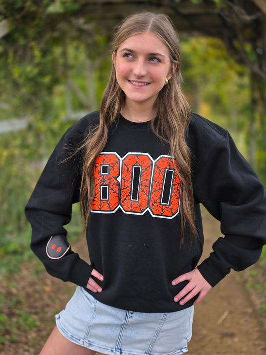 BOO Puff Ink Sweatshirt- Adults (S-4XL)