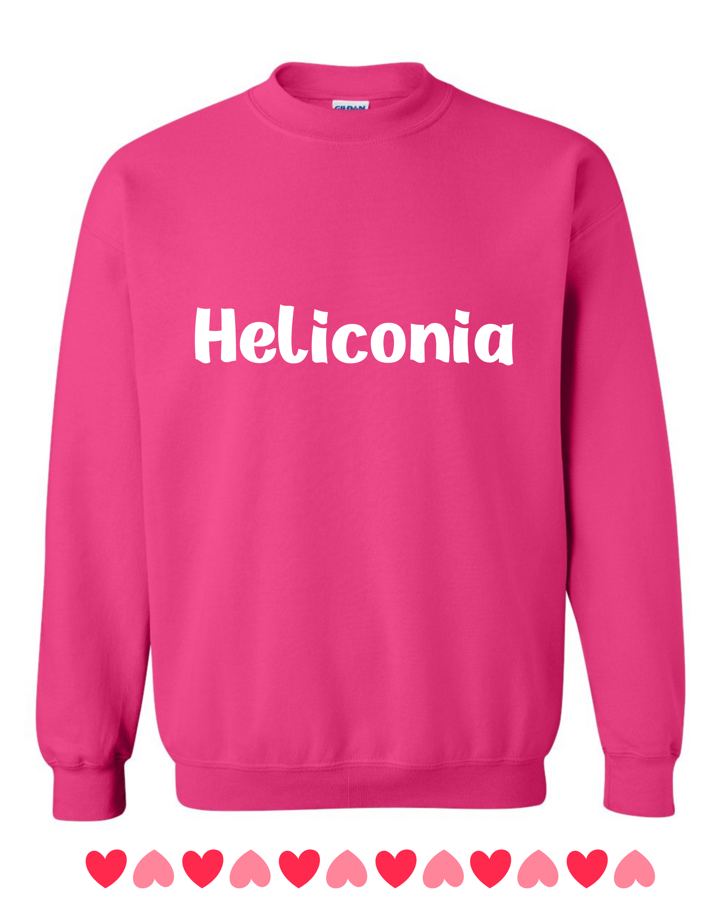 Big Puff Heart Only, nothing on back Sweatshirt