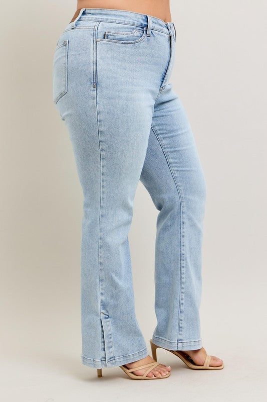 Judy Blue Jeans - Full Size Tummy Control Vintage Wash