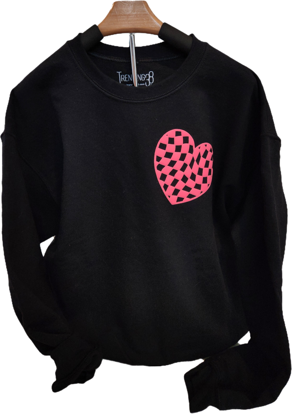 Big Puff Heart Only, nothing on back Sweatshirt