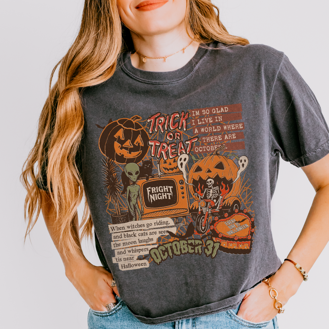 Fright Night heavyweight boxy tee