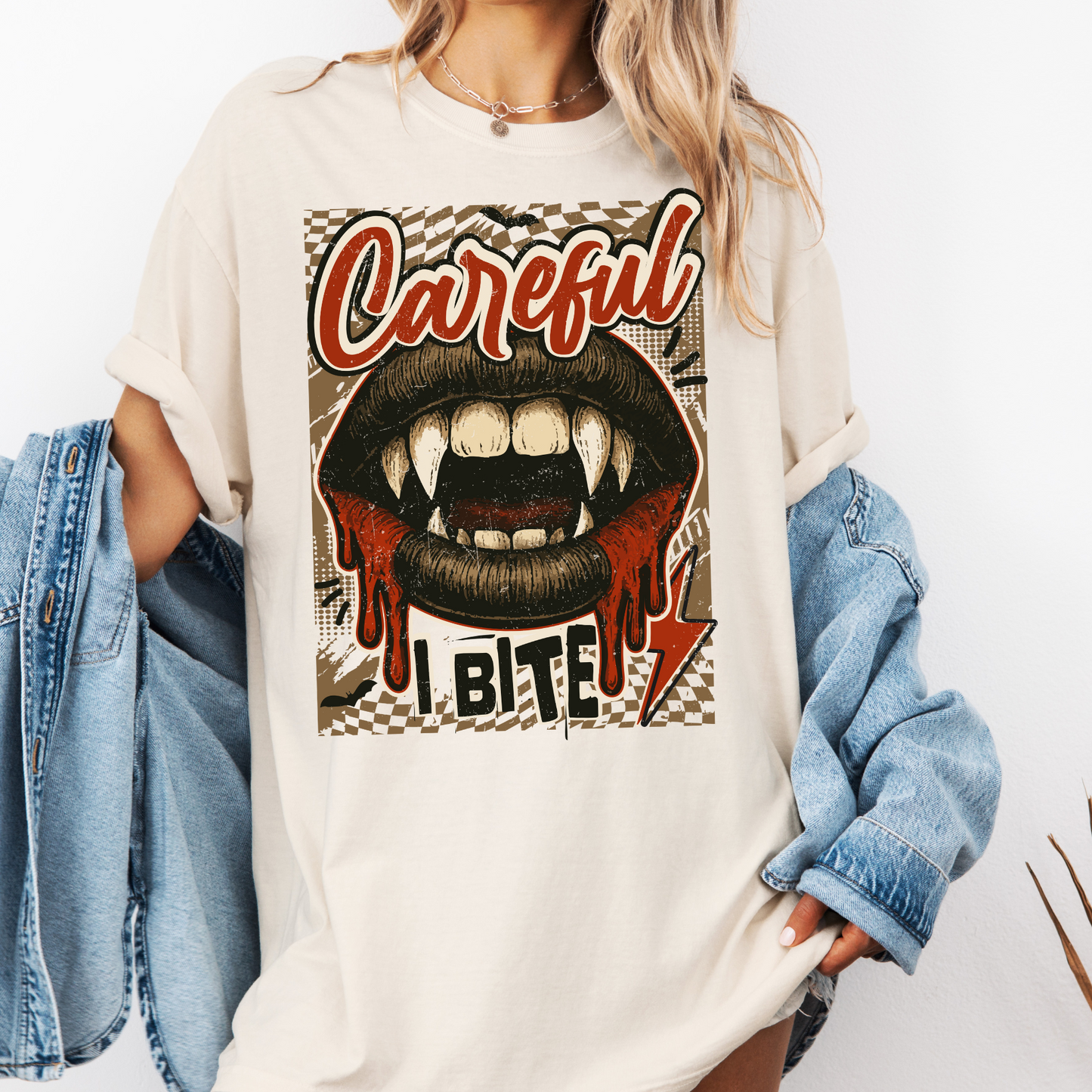 Careful I Bite Graphic Tee