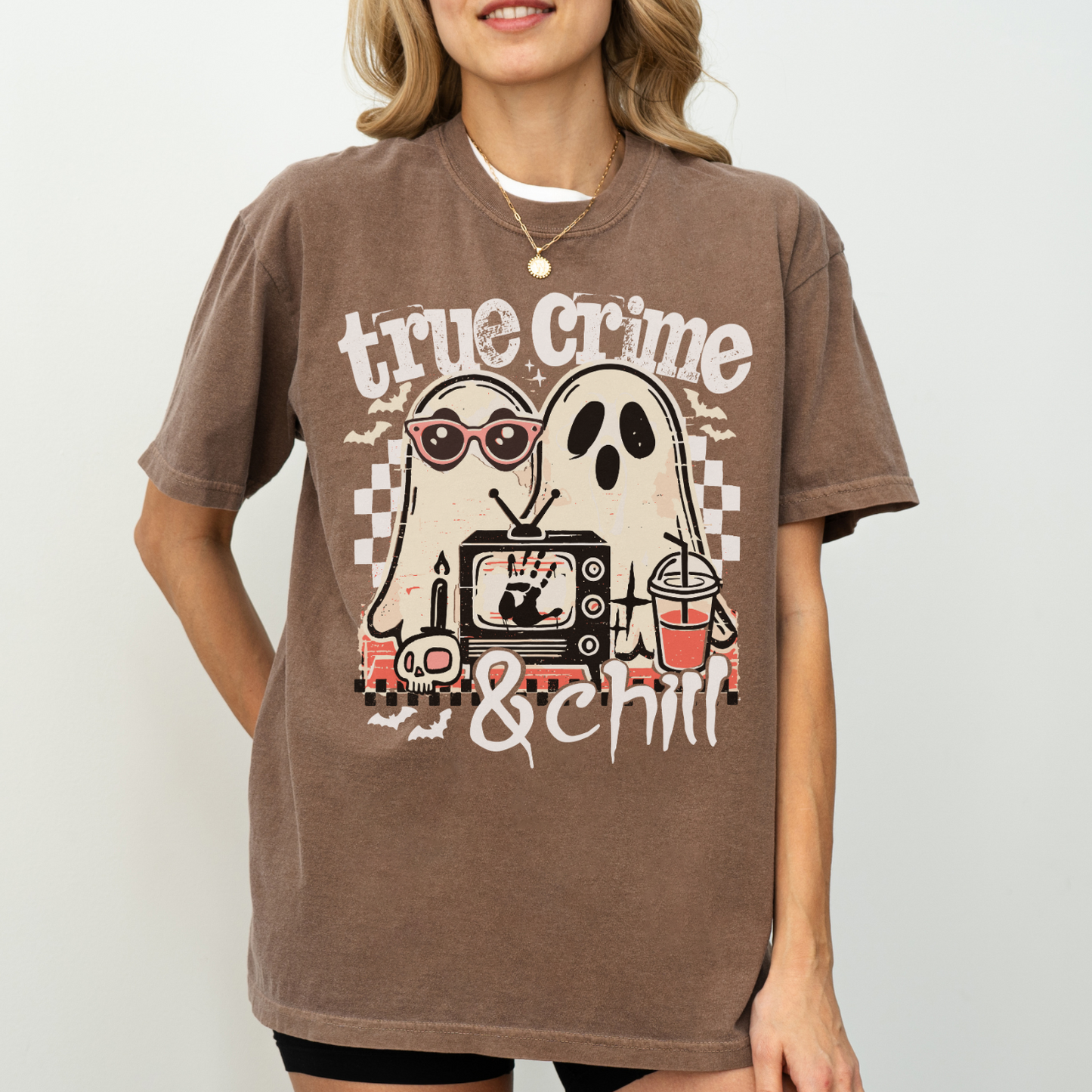 True Crime & Chill Graphic Tee