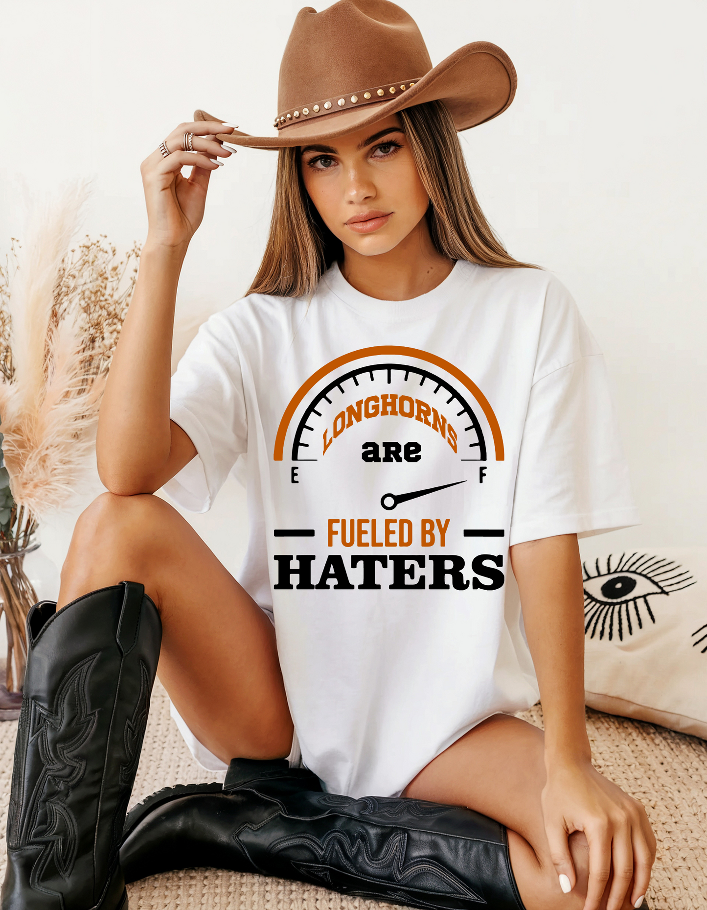 Longhorns fueled by haters graphic tee