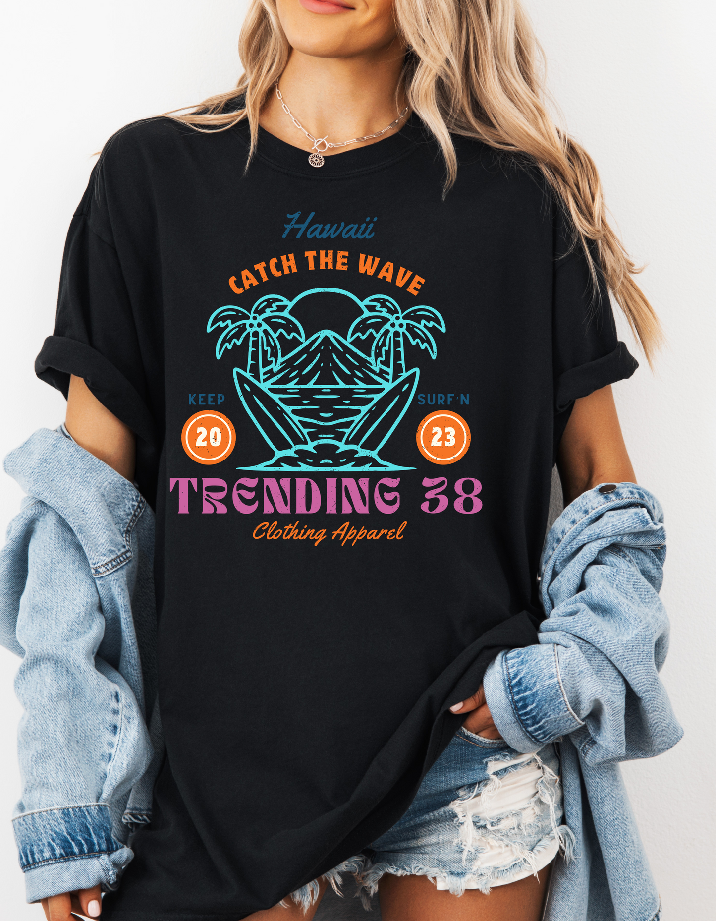 Catch The Wave T38 Graphic Tee