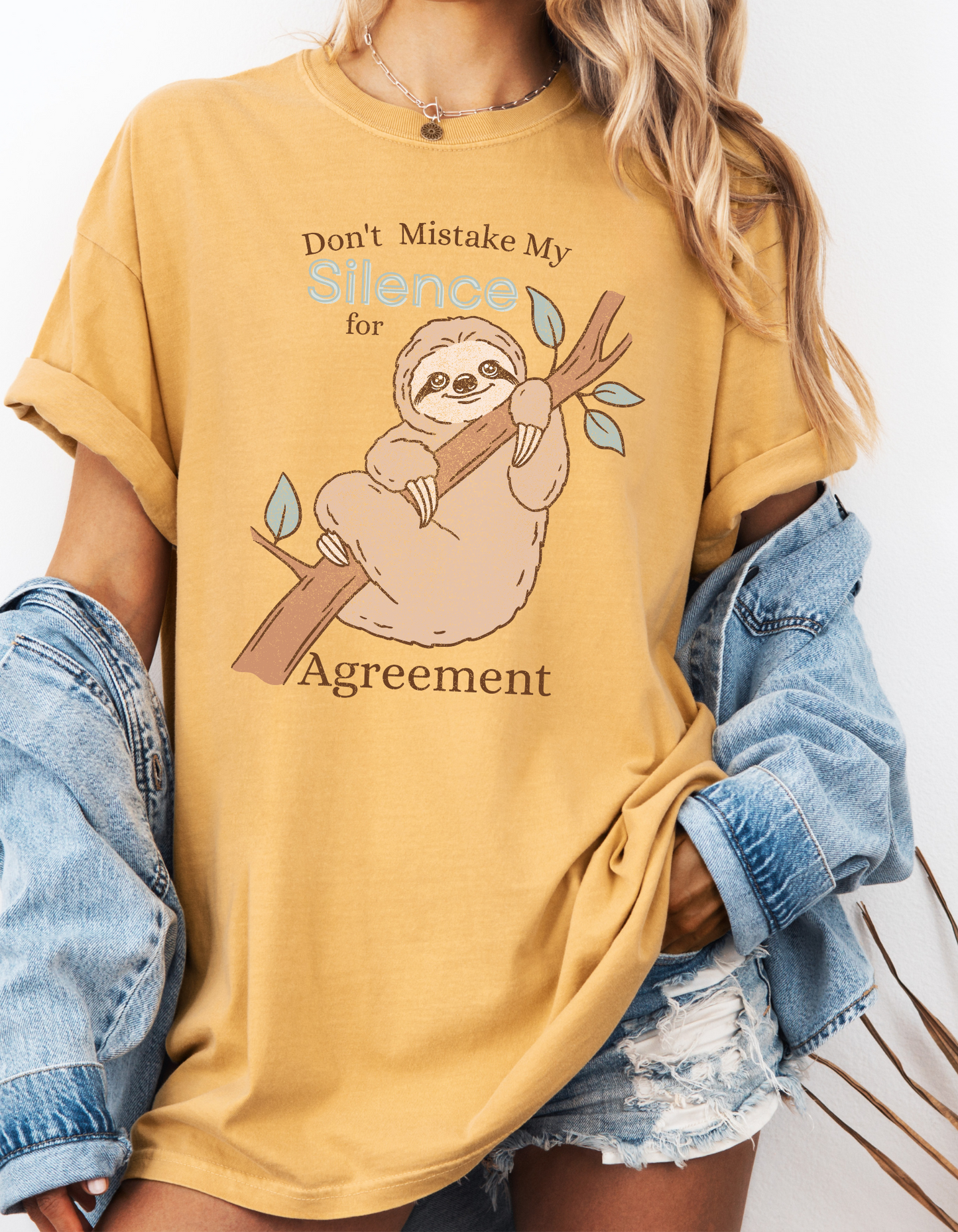 Don't Mistake My Silence for Agreement Graphic Tee