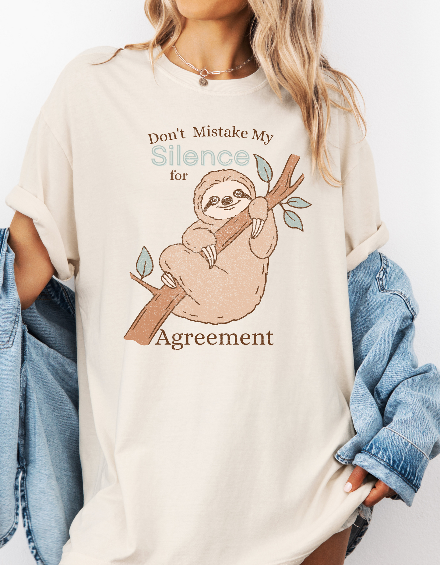 Don't Mistake My Silence for Agreement Graphic Tee