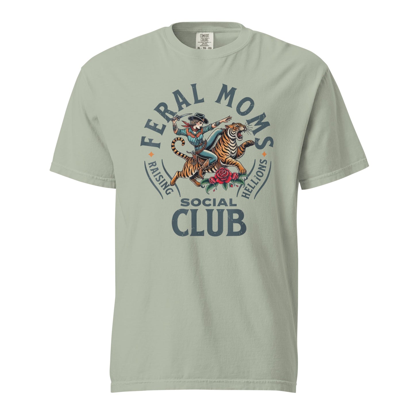 Feral Moms Social Club Graphic Tee - Soft & Durable Cotton
