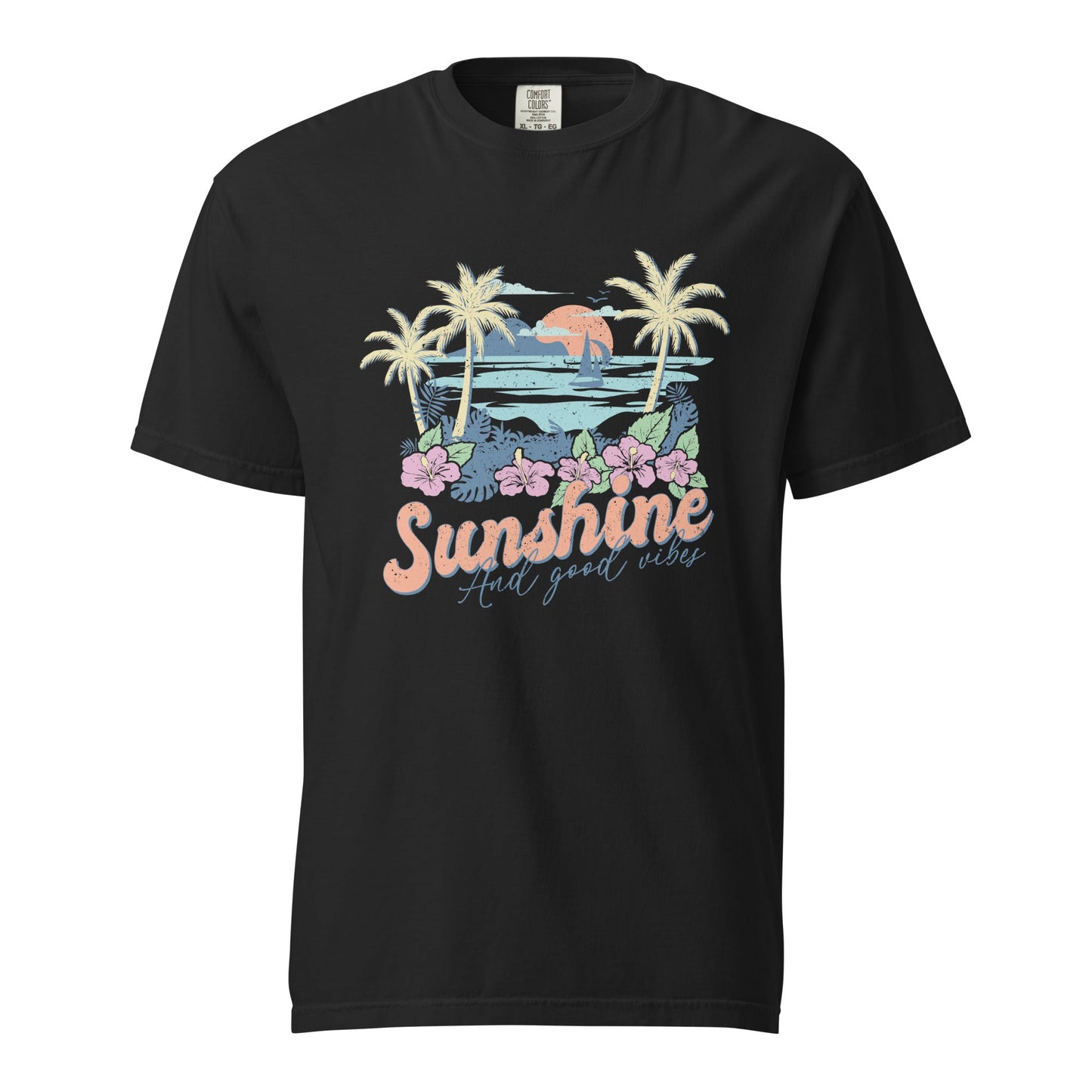 Sunshine and Good Vibes Graphic T-Shirt