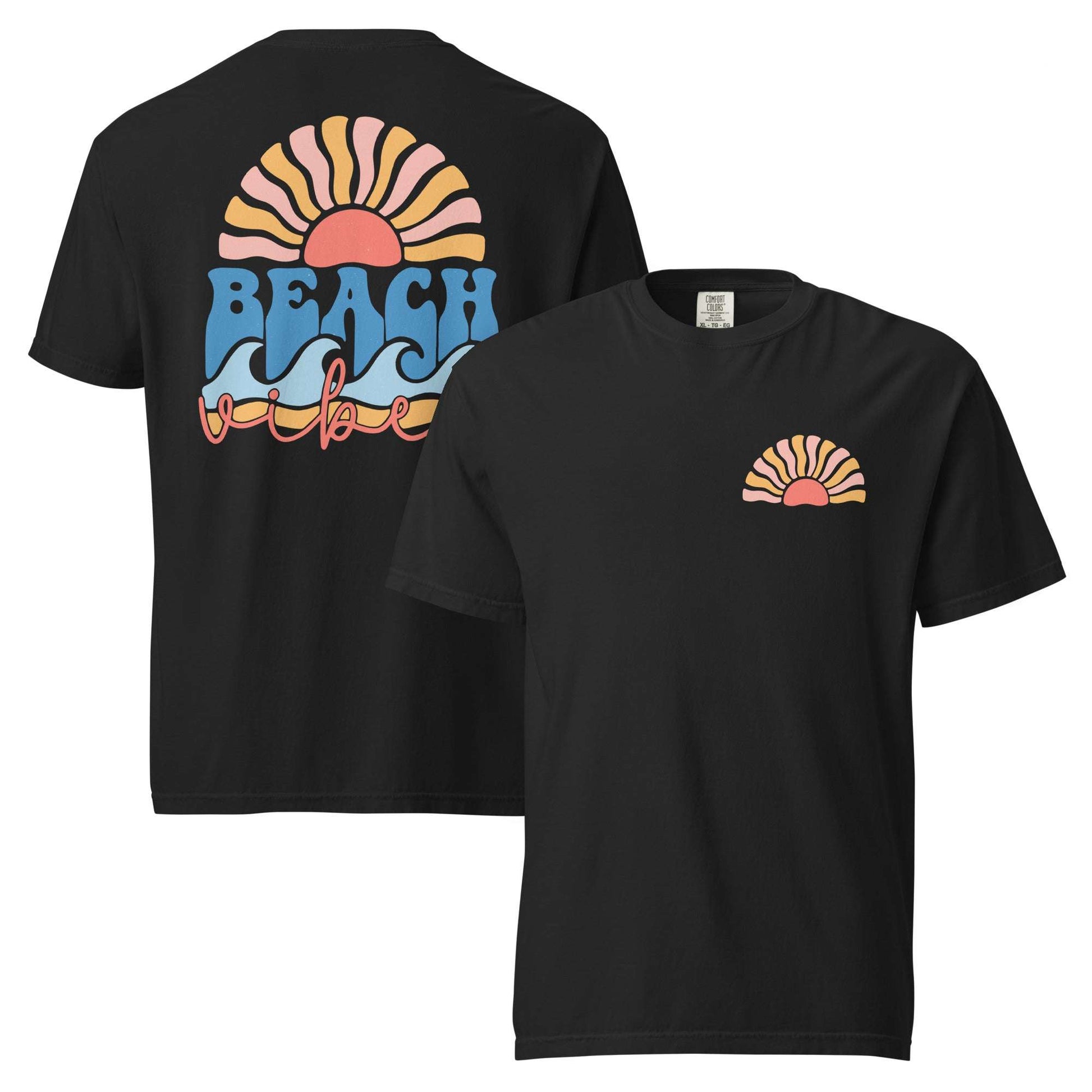 Beach Vibes Graphic Tee - Soft, Breathable Unisex Cotton T-Shirt