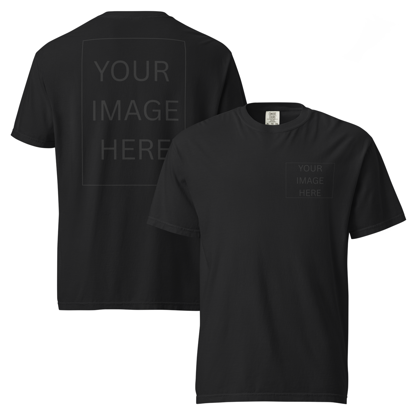 Custom Graphic Tee, Front & Back