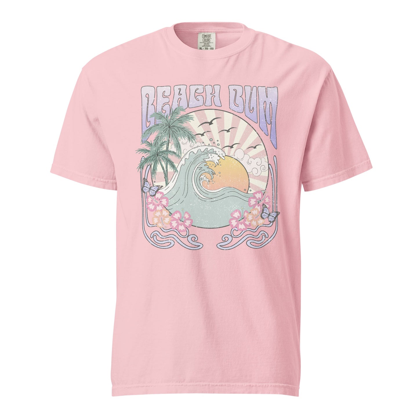 Beach Bum Graphic Tee - Unisex Garment-Dyed T-Shirt