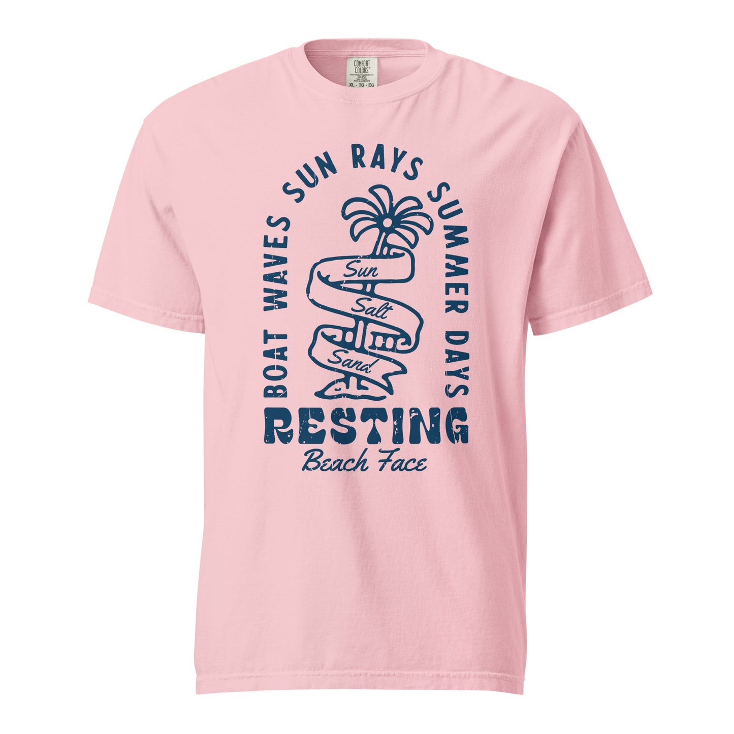 Resting Beach Face Graphic Tee - Soft, Durable Cotton T-Shirt