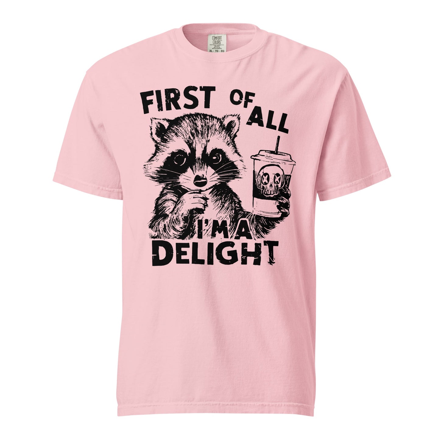 First Of All - Delightful Heavyweight Unisex T-Shirt