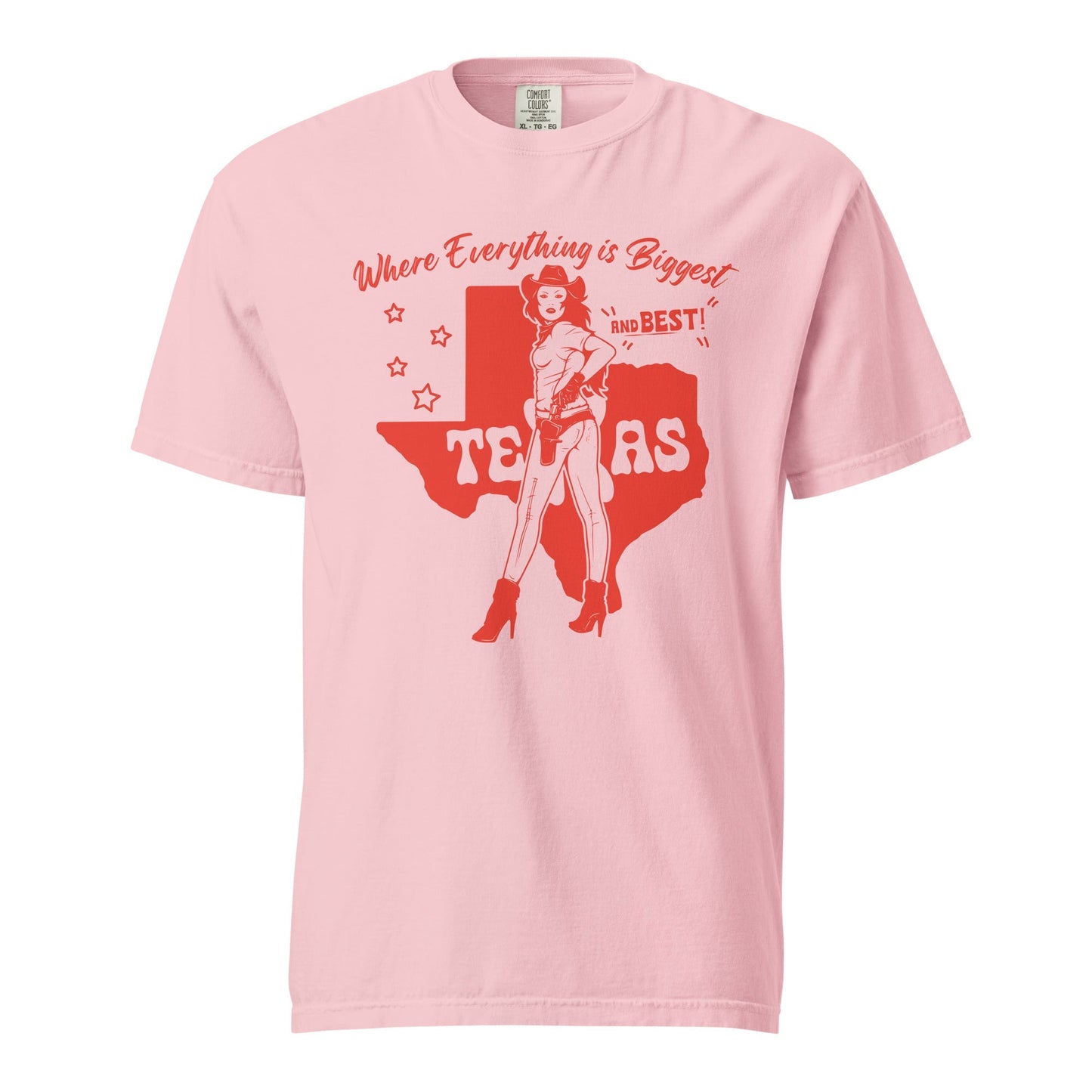 Everything's Bigger in Texas Graphic Tee - Durable Cotton Top