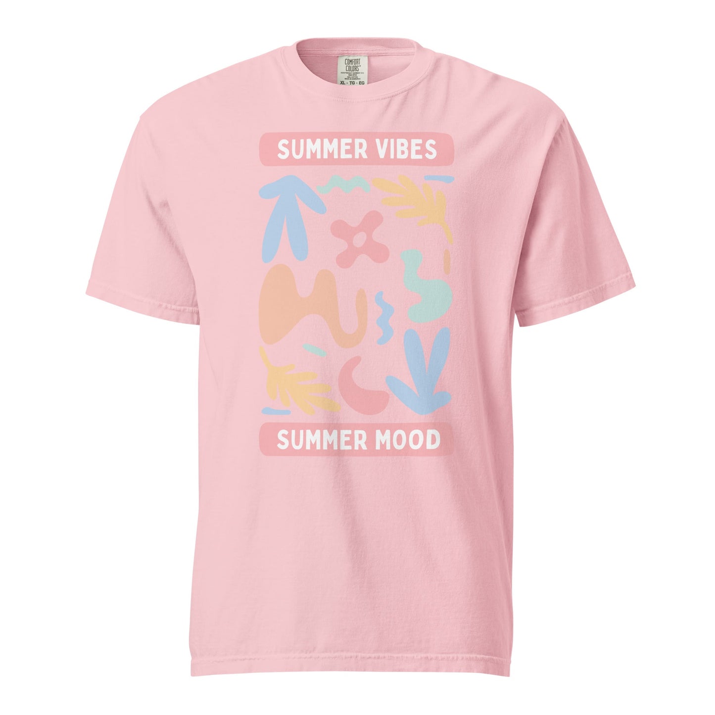 Summer Mood Graphic Tee - Soft, Breathable Heavyweight T-shirt