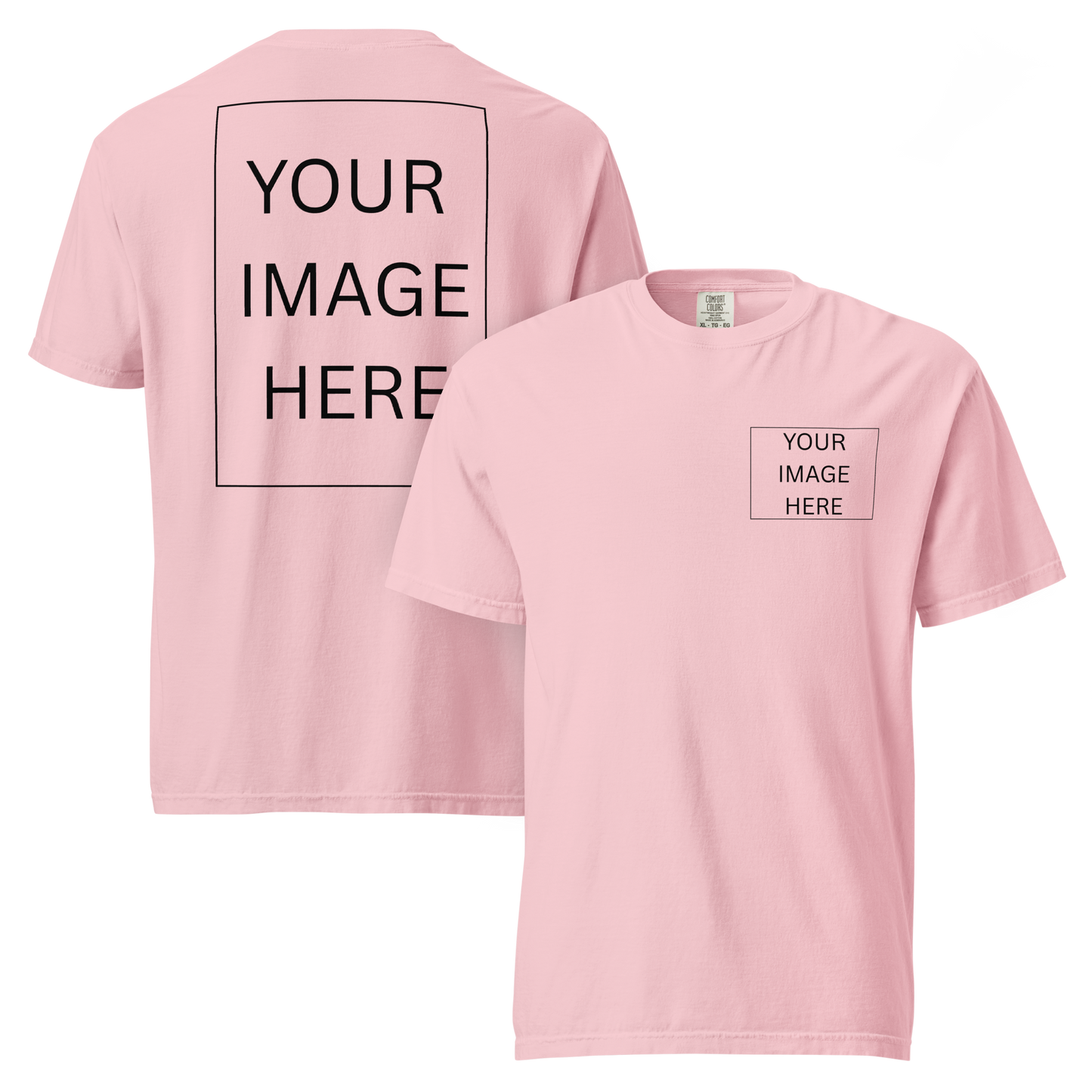 Custom Graphic Tee, Front & Back