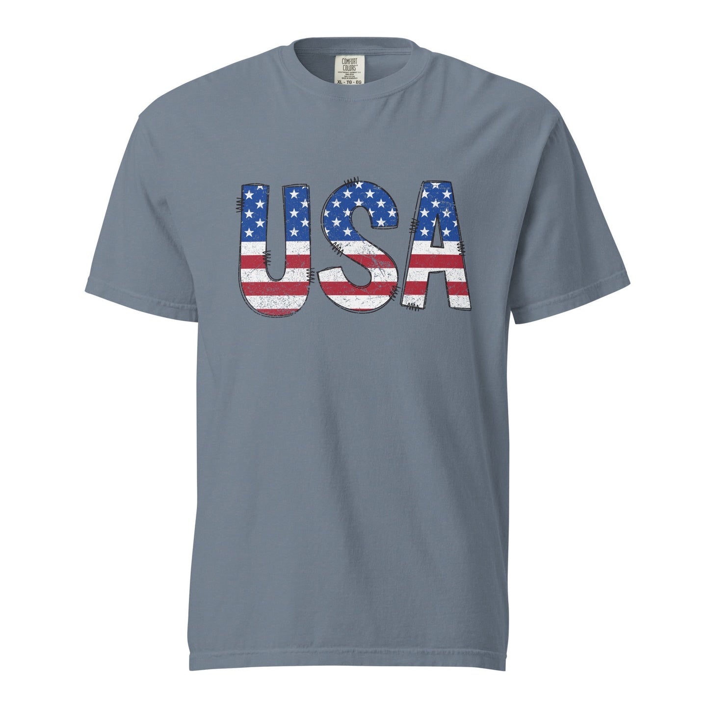USA Flag Graphic Tee