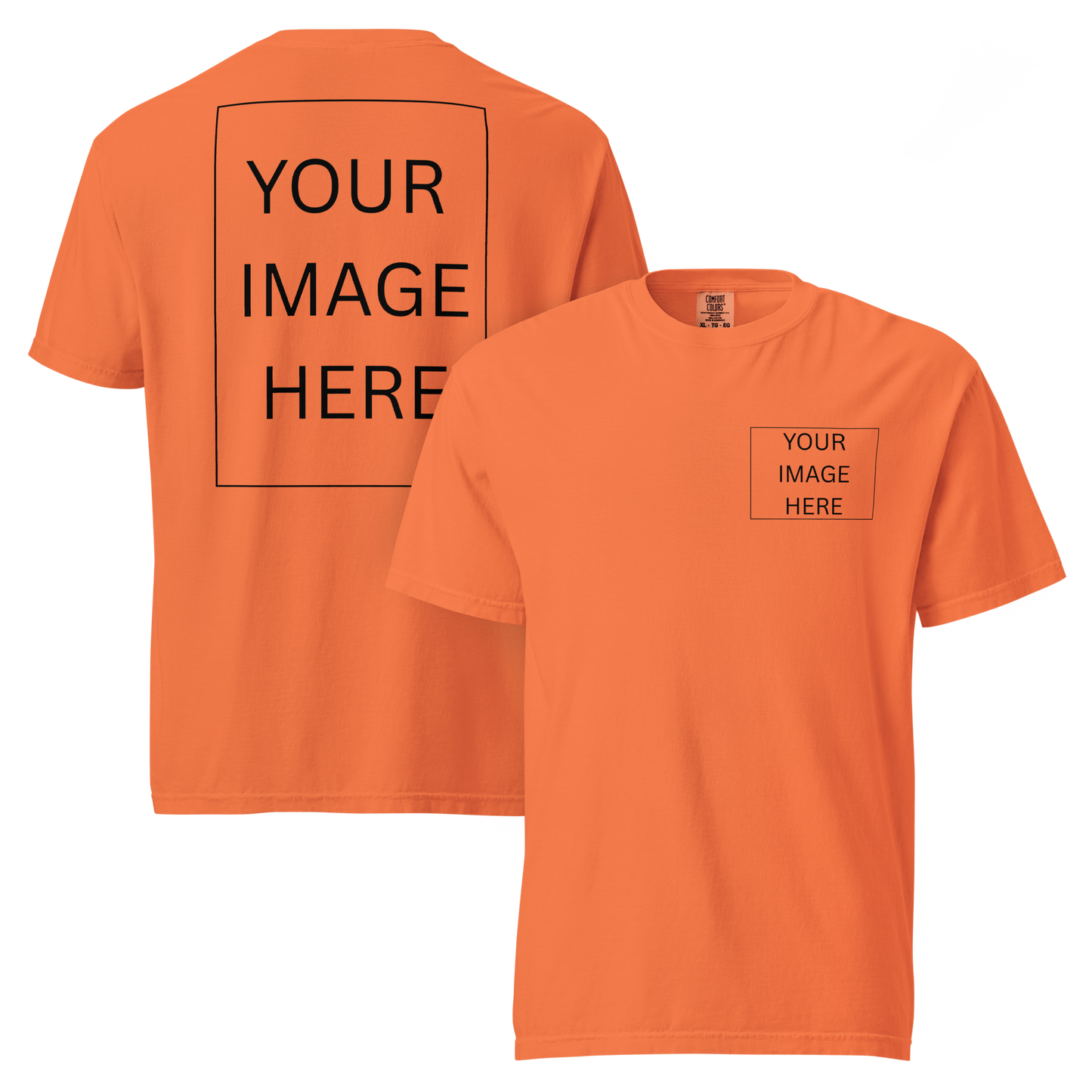 Custom Graphic Tee, Front & Back