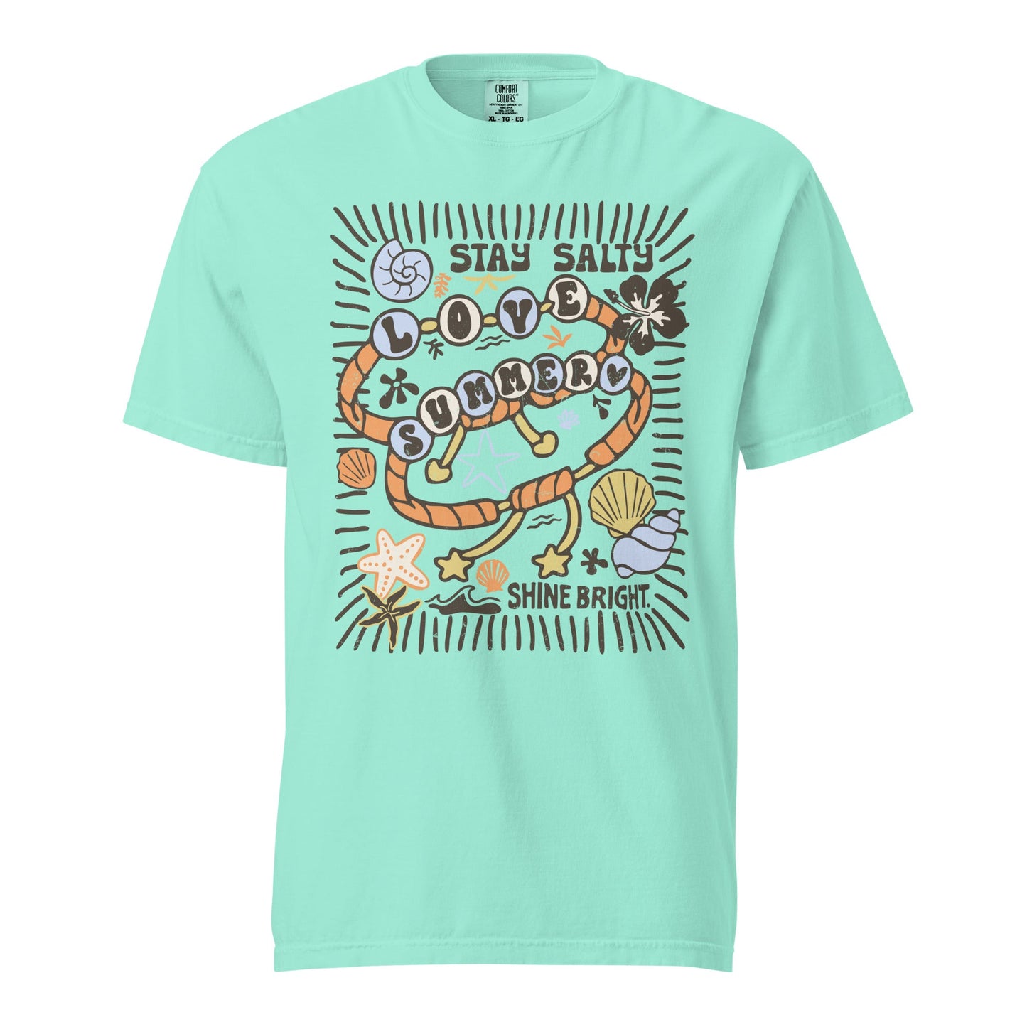 Stay Salty Love Summer Graphic Tee - Cotton Comfort