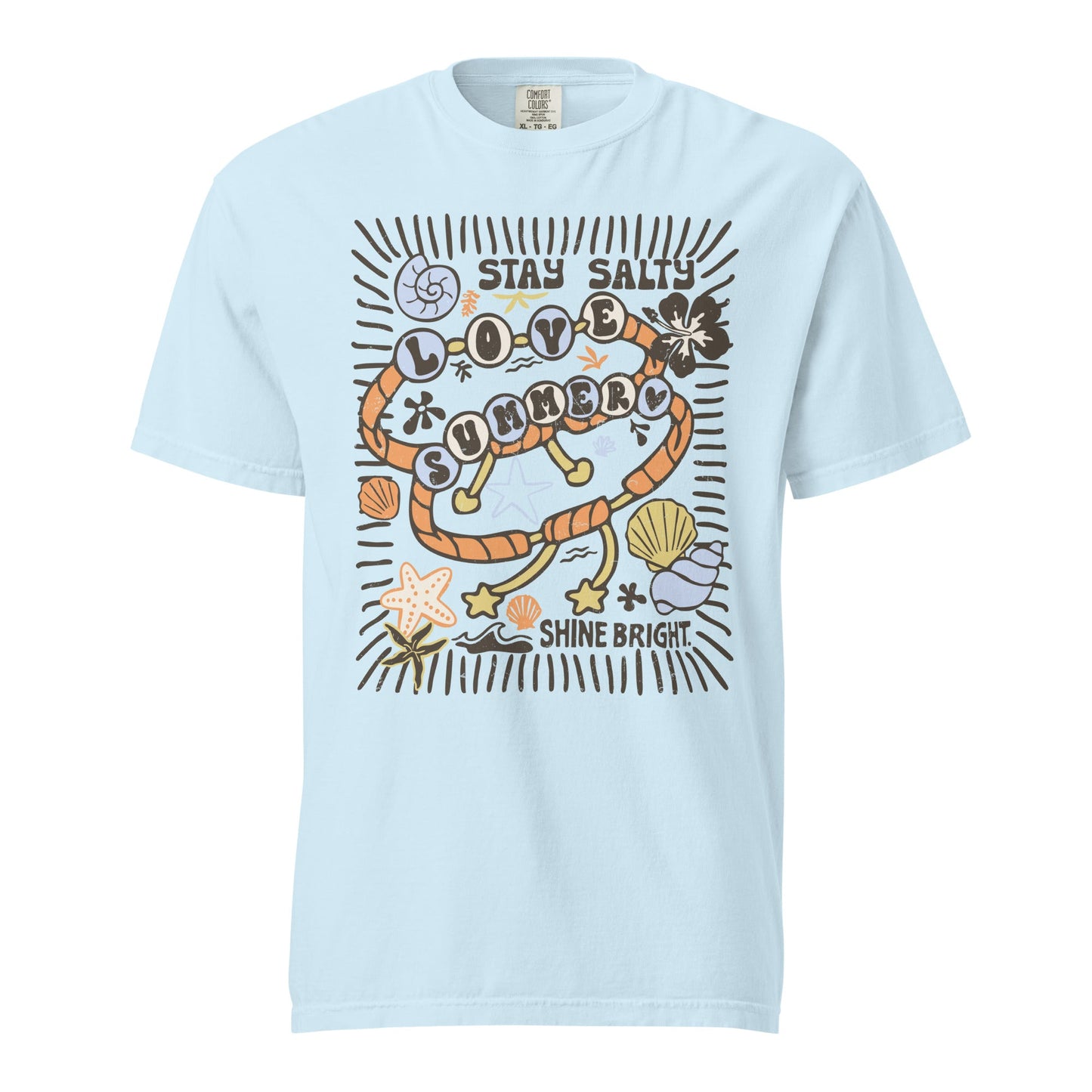 Stay Salty Love Summer Graphic Tee - Cotton Comfort