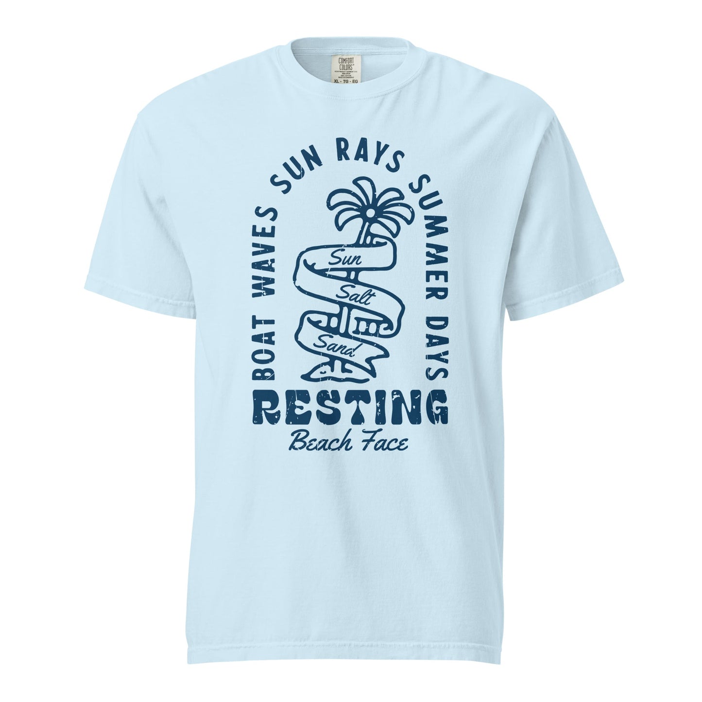 Resting Beach Face Graphic Tee - Soft, Durable Cotton T-Shirt