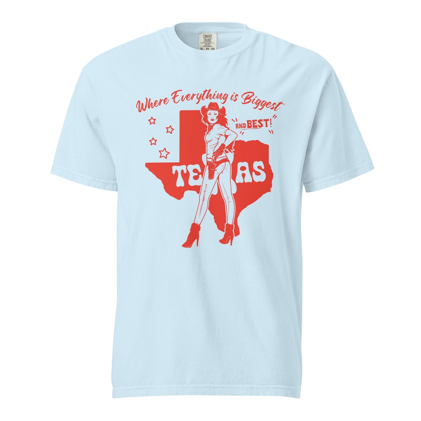 Everything's Bigger in Texas Graphic Tee - Durable Cotton Top