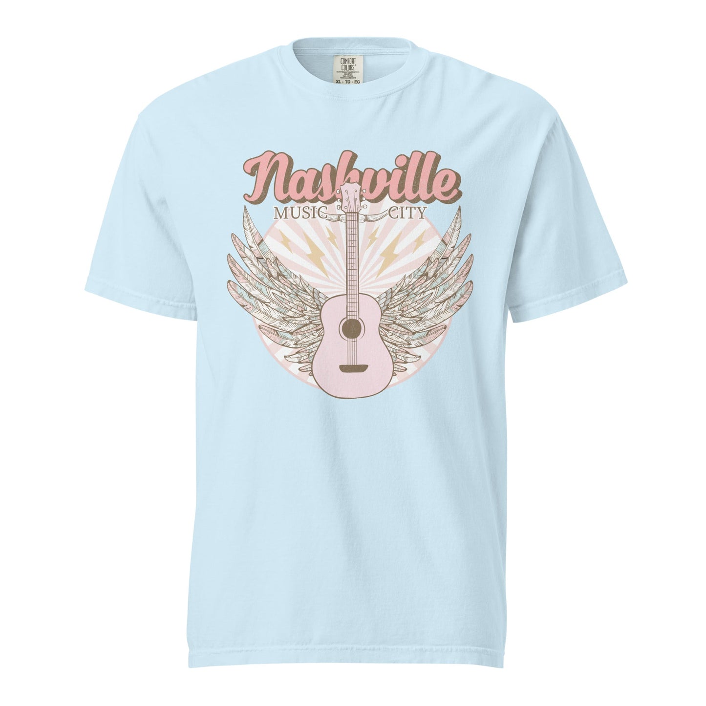 Nashville Music City Graphic Tee - Soft & Durable Cotton