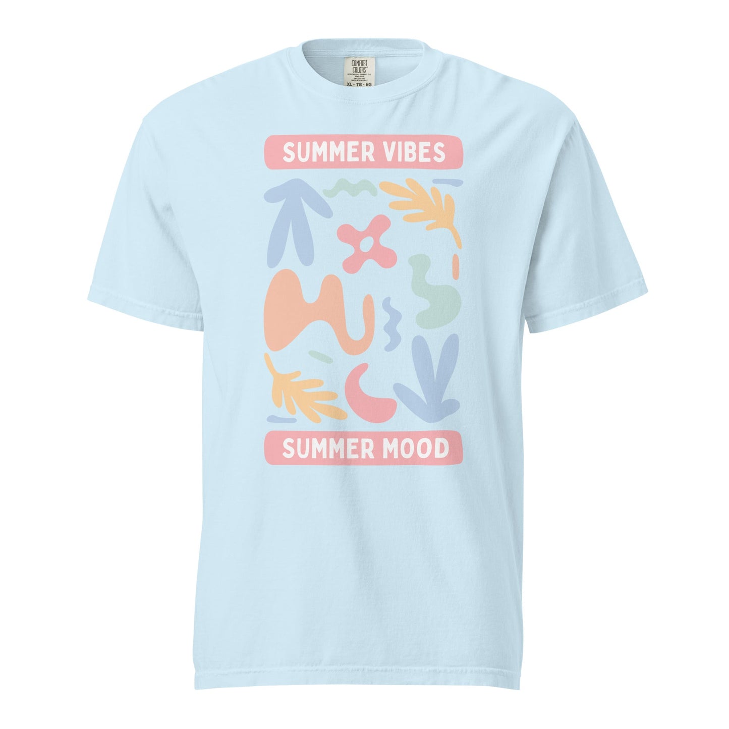 Summer Mood Graphic Tee - Soft, Breathable Heavyweight T-shirt