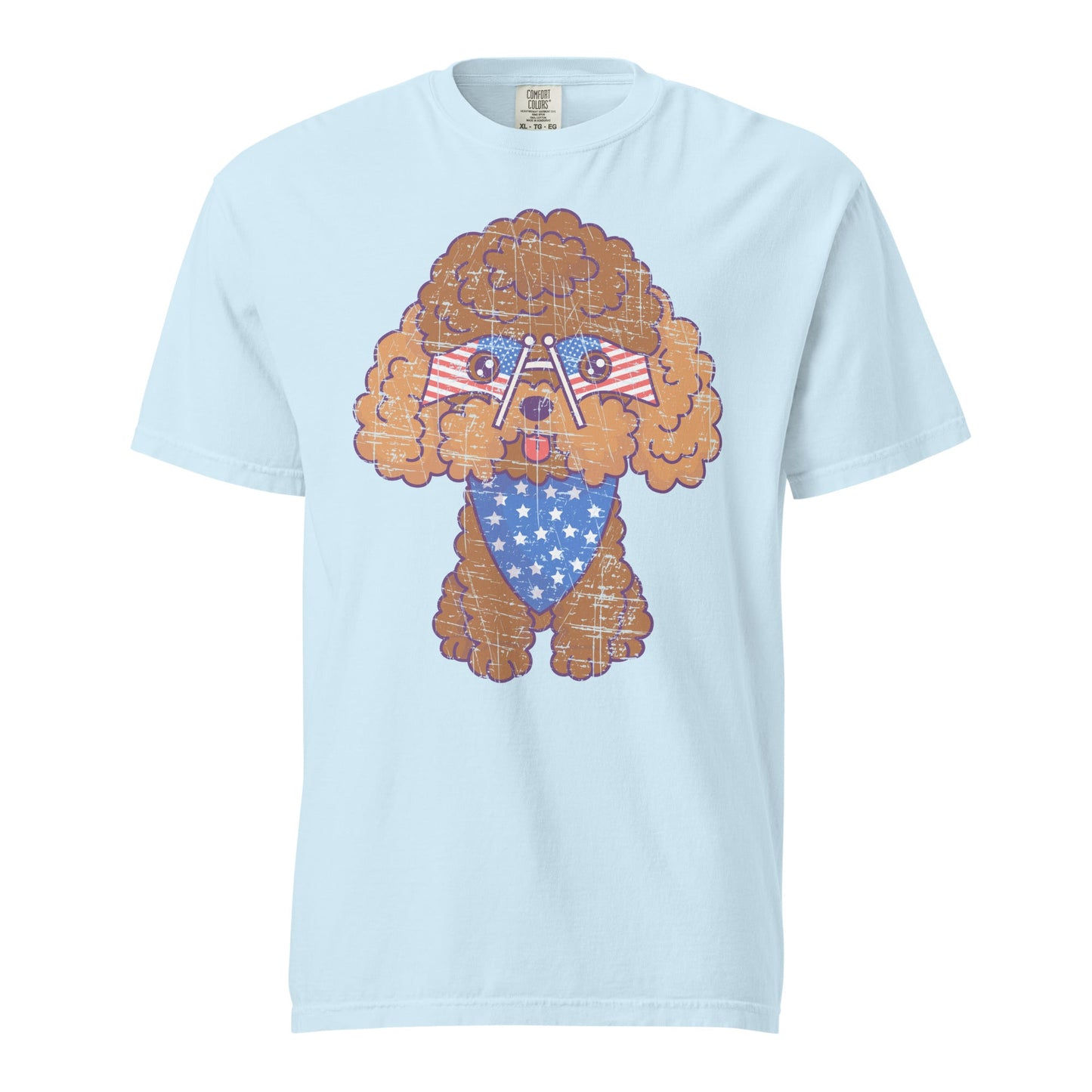 Puppy Patriotic Graphic Tee