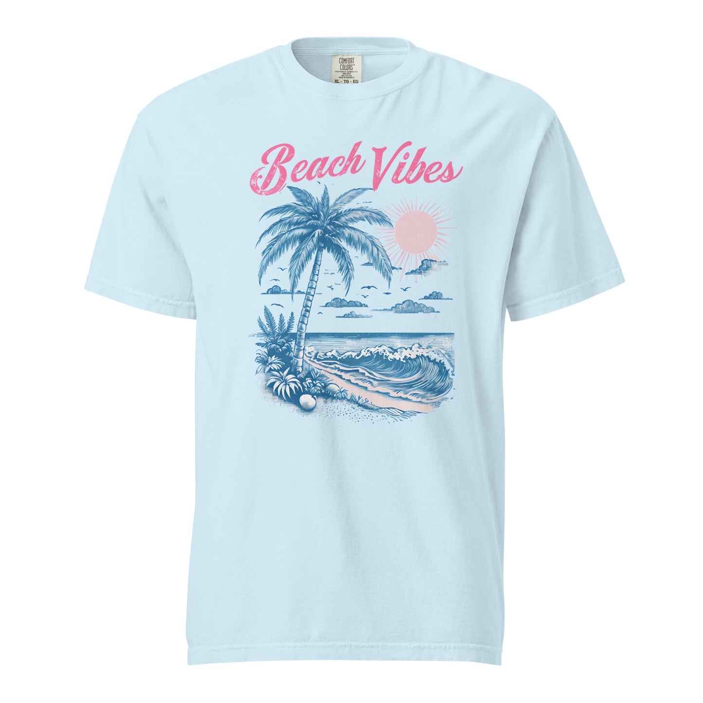 Beach Vibes Graphic Tee - Comfortable Cotton T-Shirt