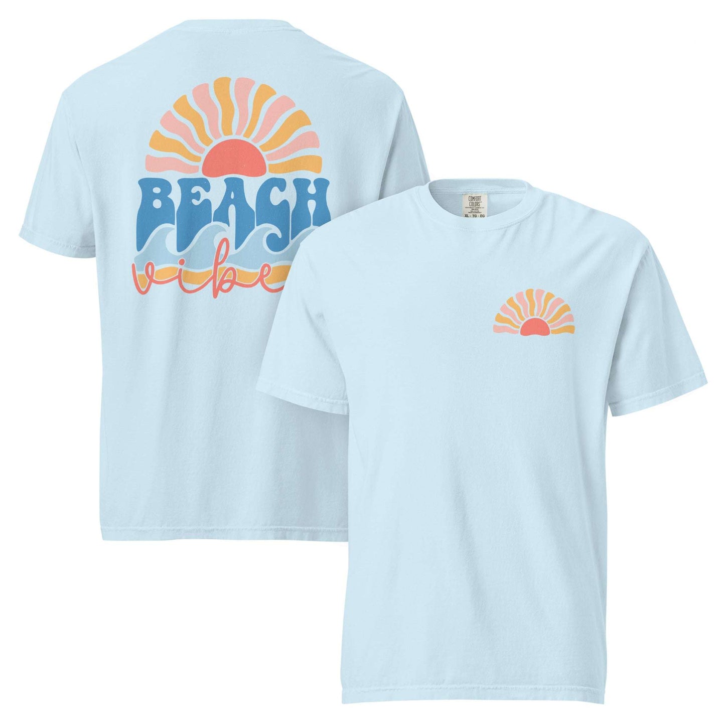 Beach Vibes Graphic Tee - Soft, Breathable Unisex Cotton T-Shirt