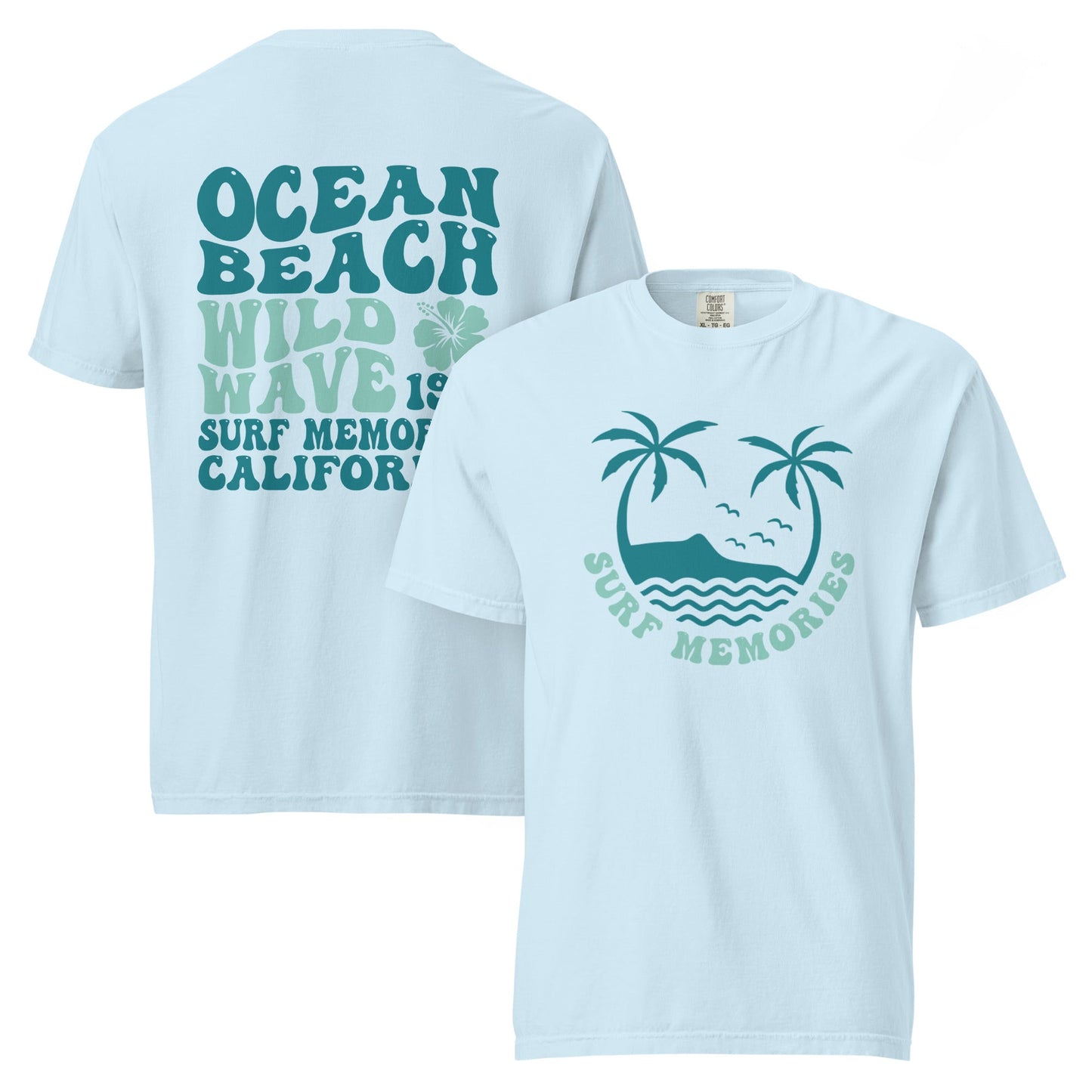 Ocean Waves Graphic Tee: Stylish Unisex Cotton T-Shirt