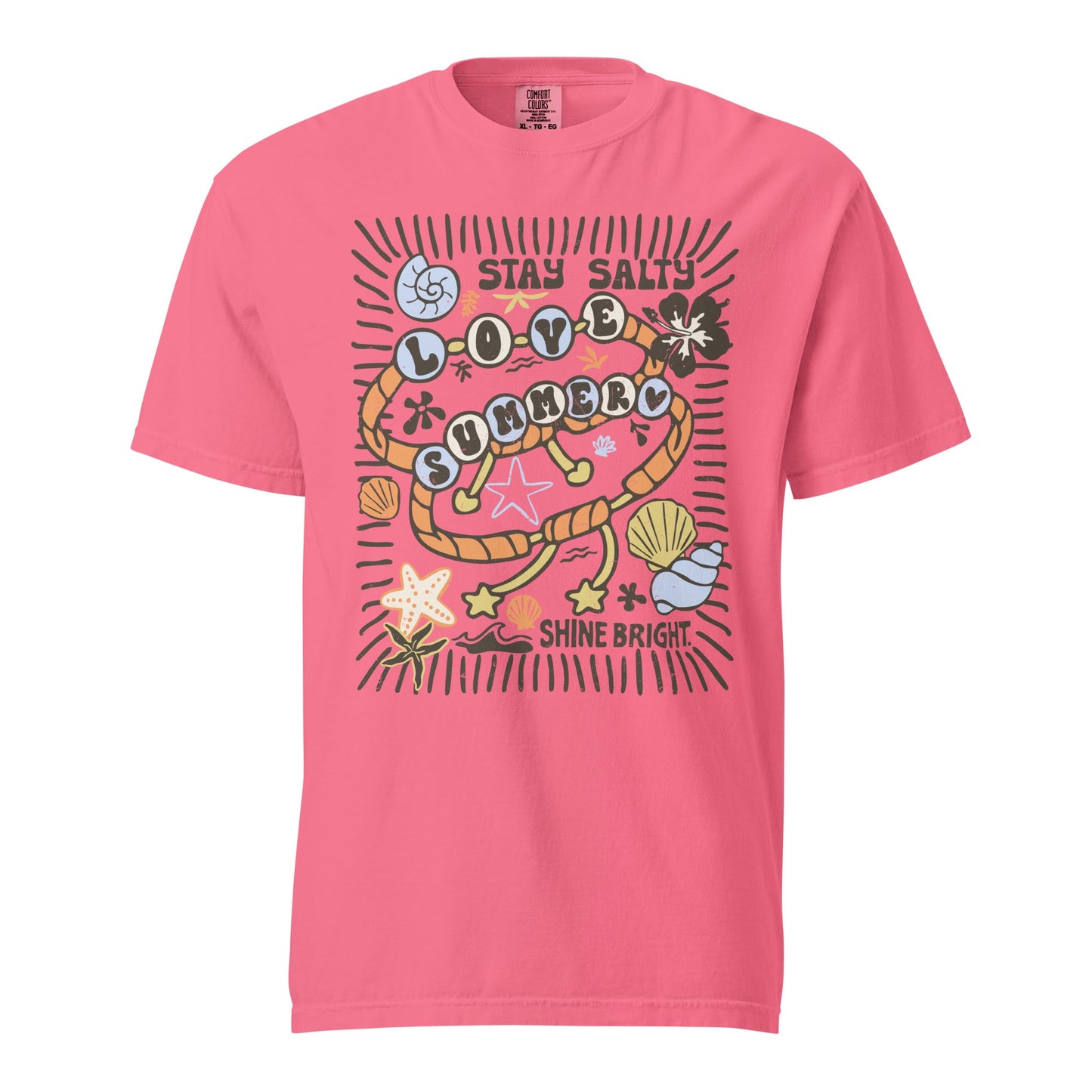 Stay Salty Love Summer Graphic Tee - Cotton Comfort