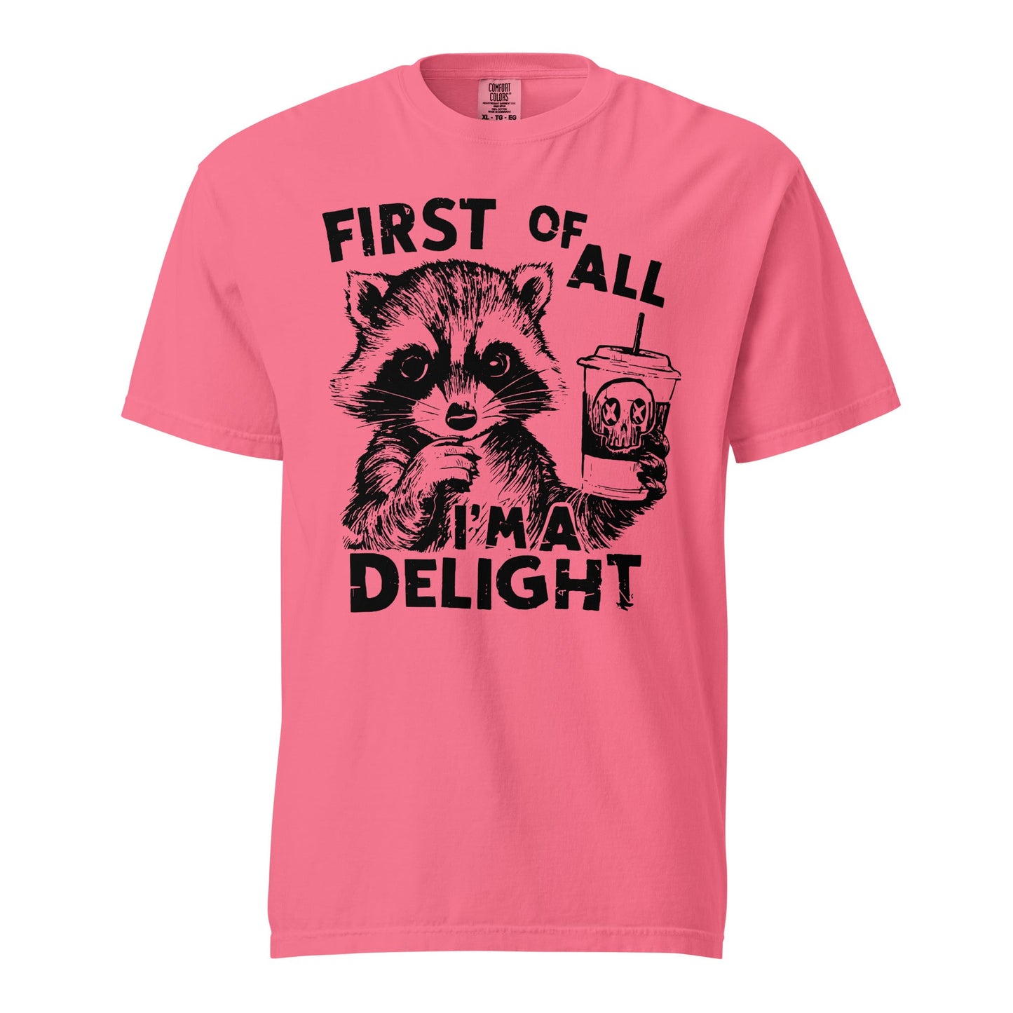First Of All - Delightful Heavyweight Unisex T-Shirt