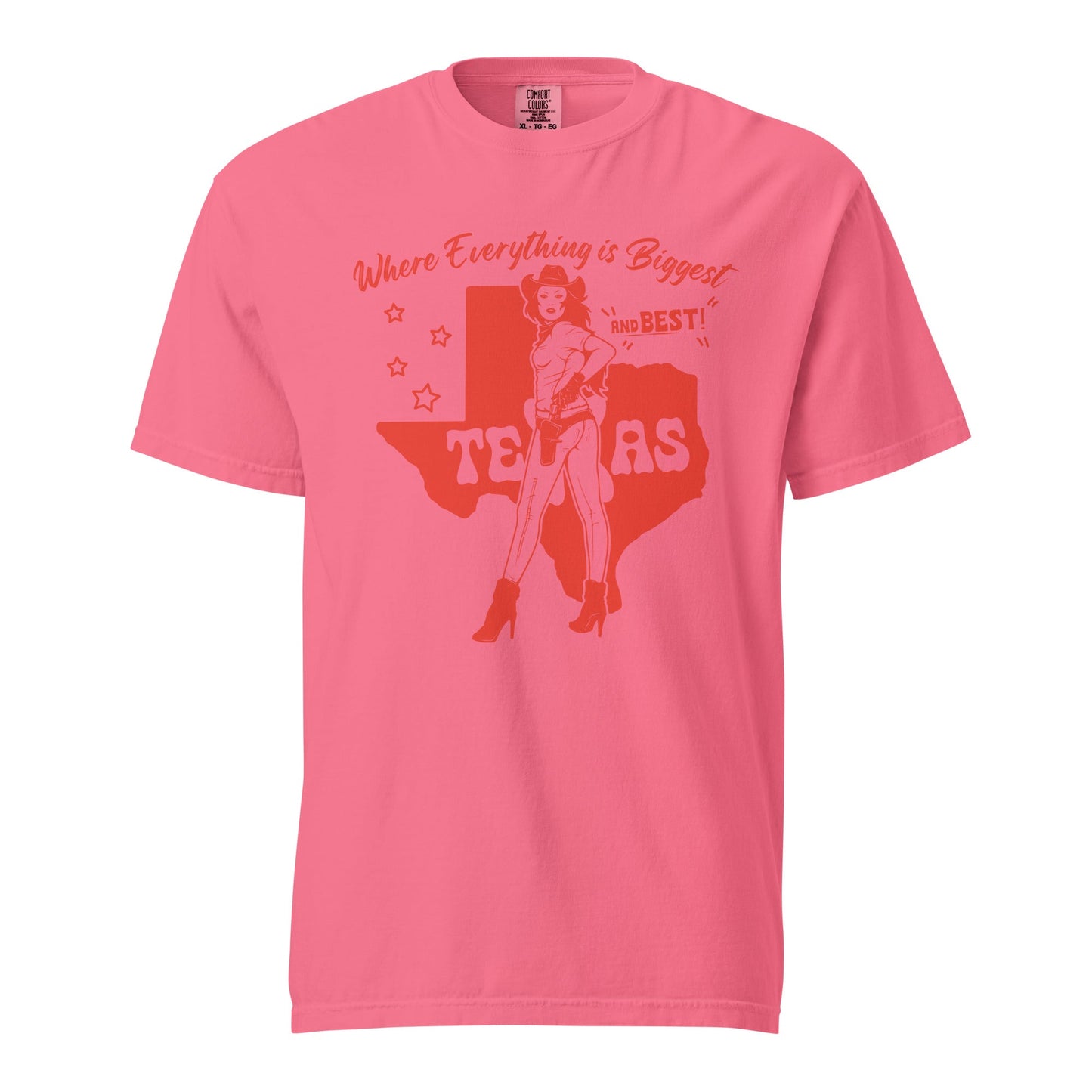 Everything's Bigger in Texas Graphic Tee - Durable Cotton Top