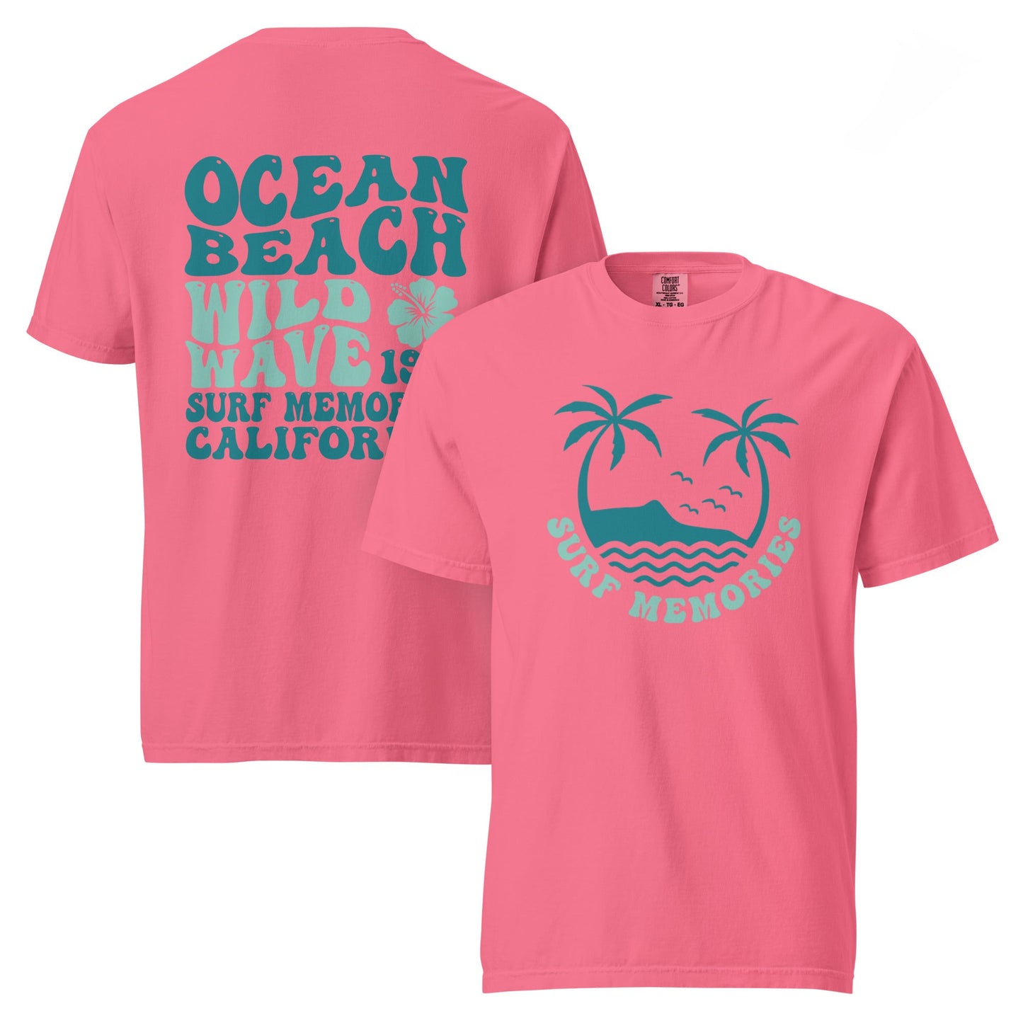 Ocean Waves Graphic Tee: Stylish Unisex Cotton T-Shirt