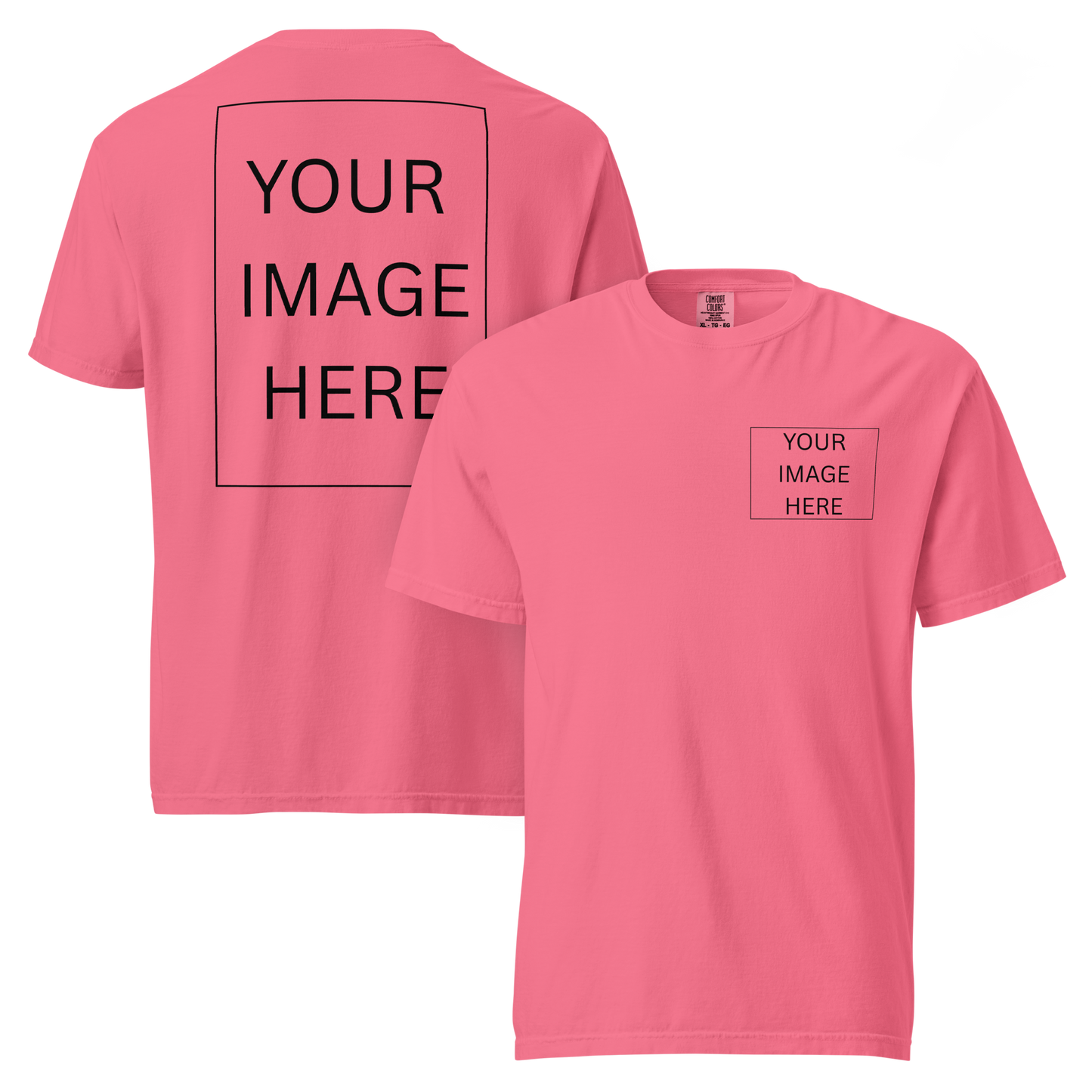 Custom Graphic Tee, Front & Back
