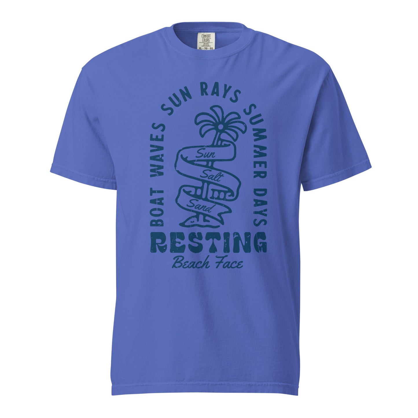 Resting Beach Face Graphic Tee - Soft, Durable Cotton T-Shirt