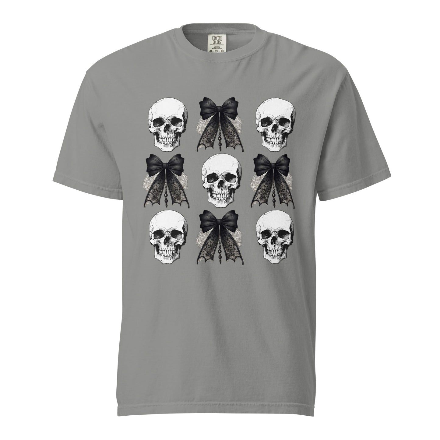 Skull and Bow Graphic Tee - Soft, Durable Cotton T-Shirt