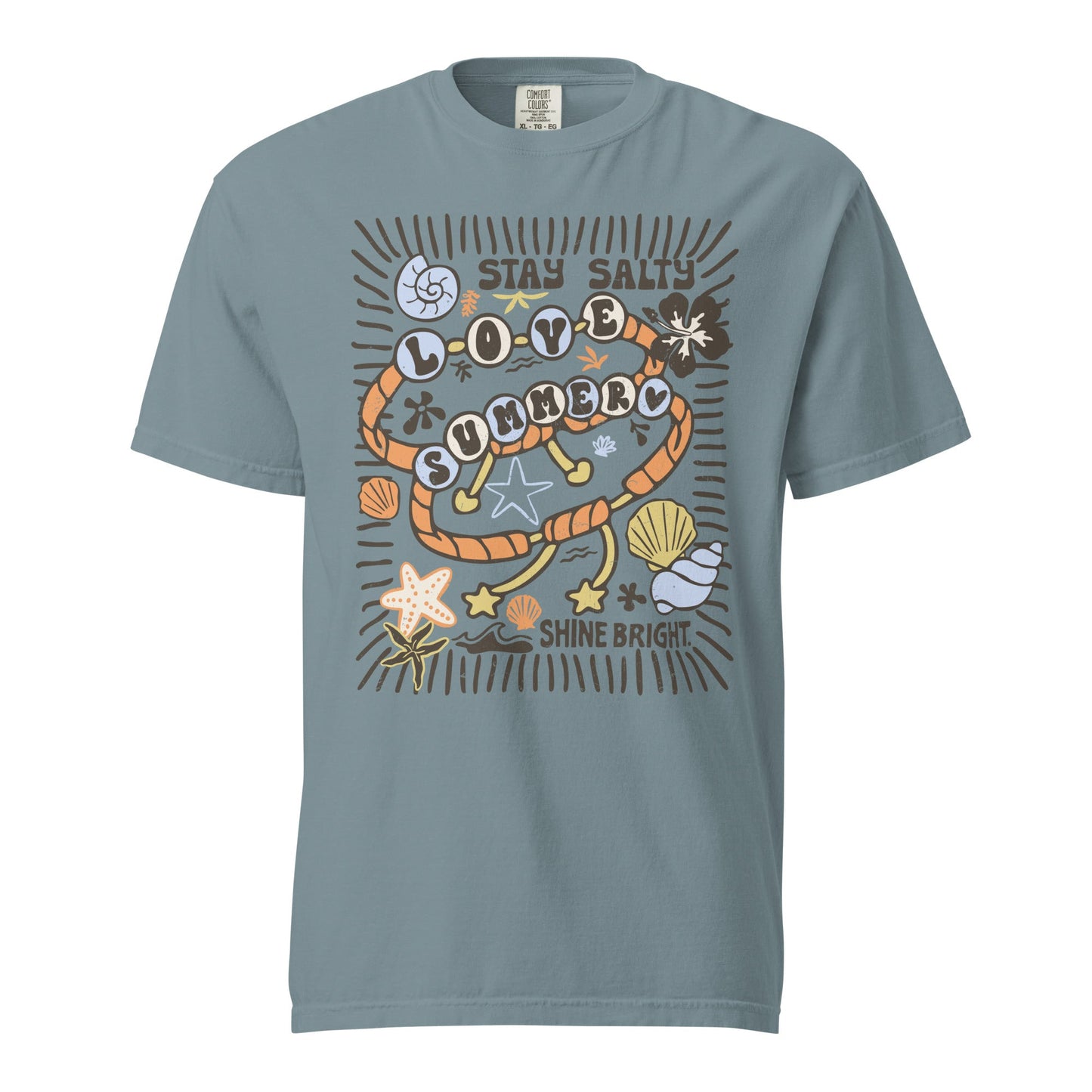 Stay Salty Love Summer Graphic Tee - Cotton Comfort