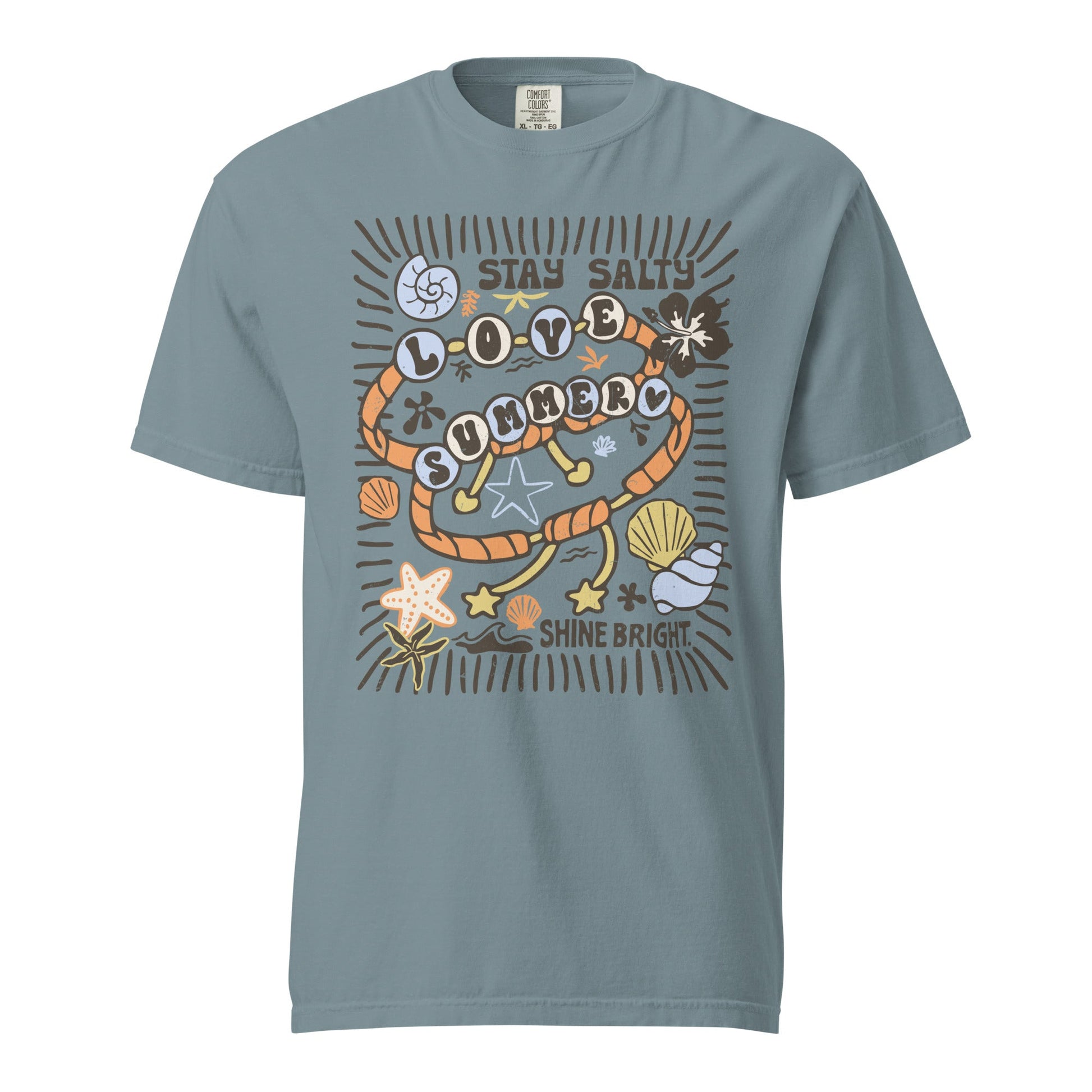 Stay Salty Love Summer Graphic Tee - Cotton Comfort