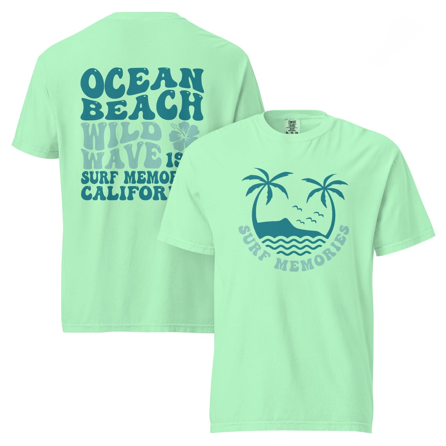 Ocean Waves Graphic Tee: Stylish Unisex Cotton T-Shirt