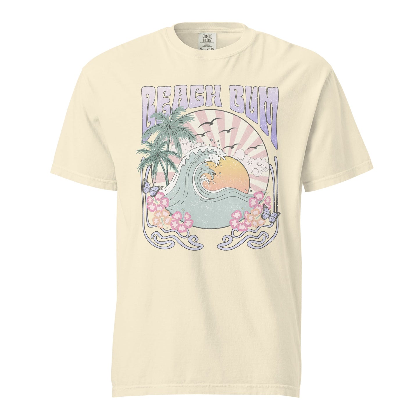 Beach Bum Graphic Tee - Unisex Garment-Dyed T-Shirt
