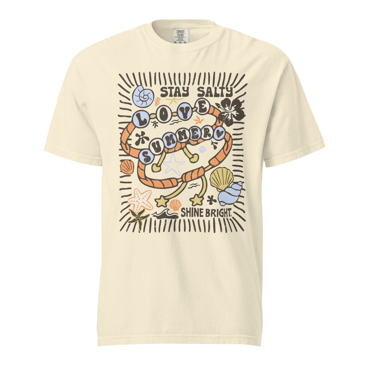 Stay Salty Love Summer Graphic Tee - Cotton Comfort